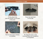 Aluminium Heavy Duty Self Adhesive Bathroom Corner Shelf (Pack of 1)